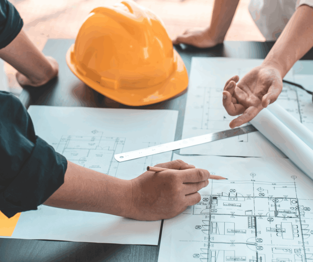 عمل المخططات التنفيذية للمشاريع الإنشائية